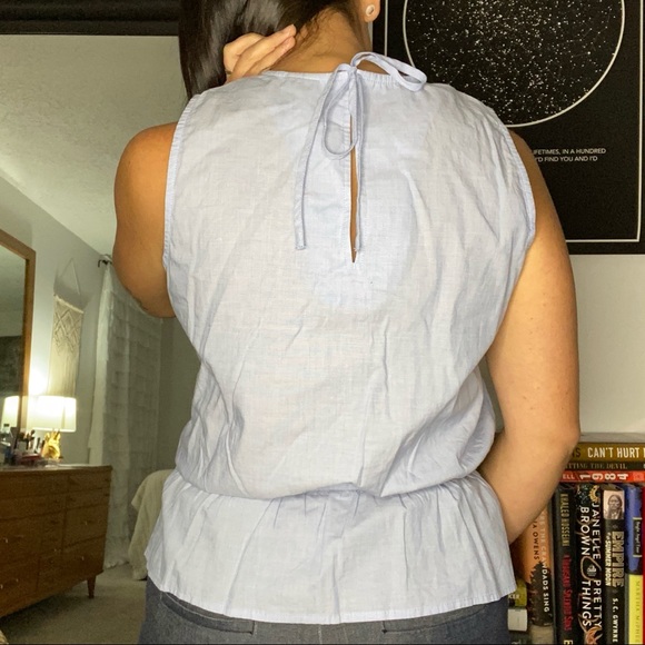 Treasure & Bond Sleeveless Peplum Top - Picture 6 of 7